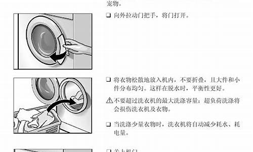 洗衣机使用说明图解_新乐洗衣机使用说明