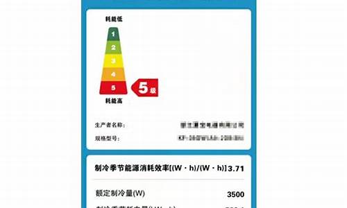 空调标签怎么看耗电量_空调标识怎么看耗电量